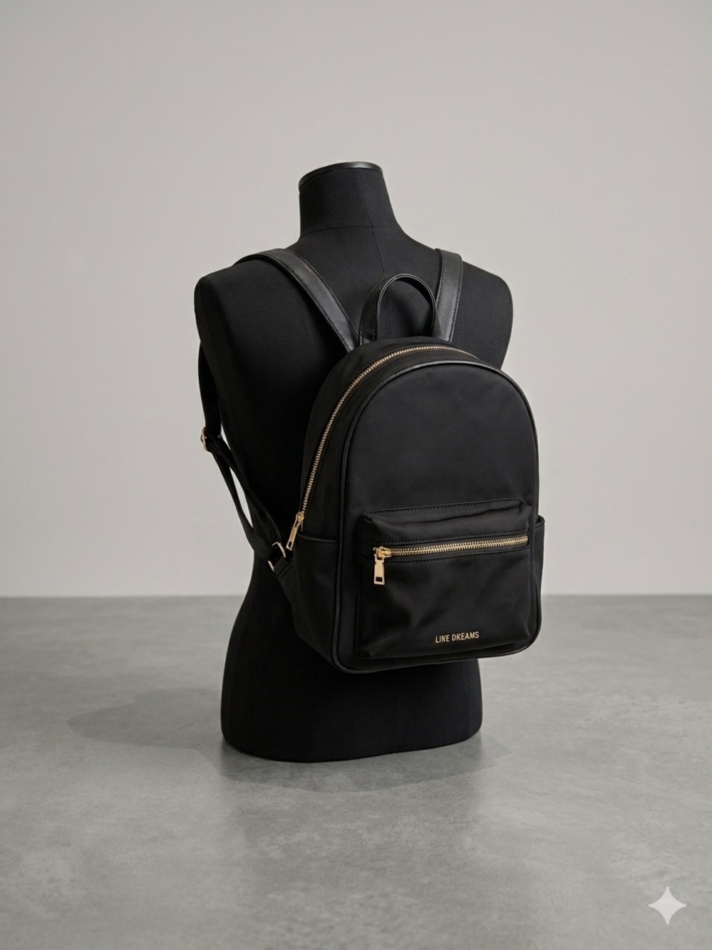 Classic Black Mini Backpack